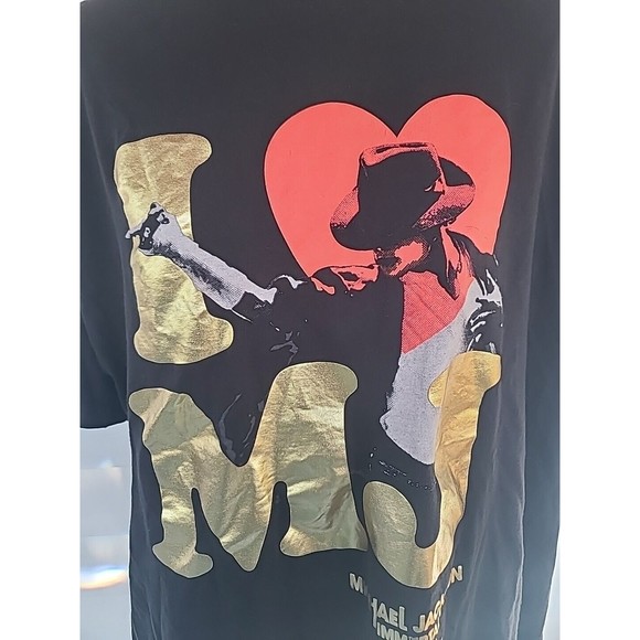 I Love MJ Immortal World Tour Cirque De Soleil T Shirt Michael Jackson - Picture 2 of 10